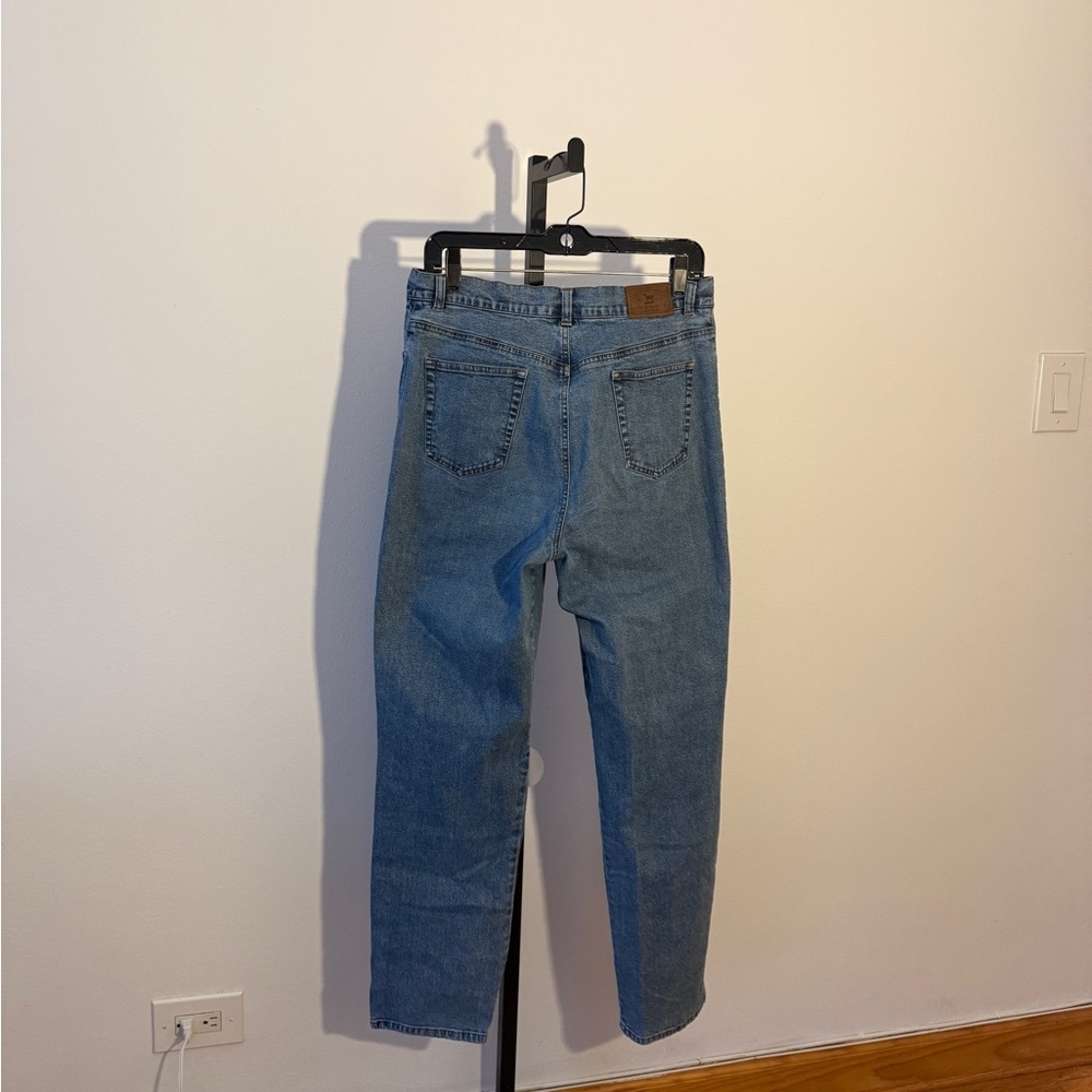 Vintage Ralph Lauren Women's Straight Leg Blue Jeans Size 10 - Picture 3 of 5